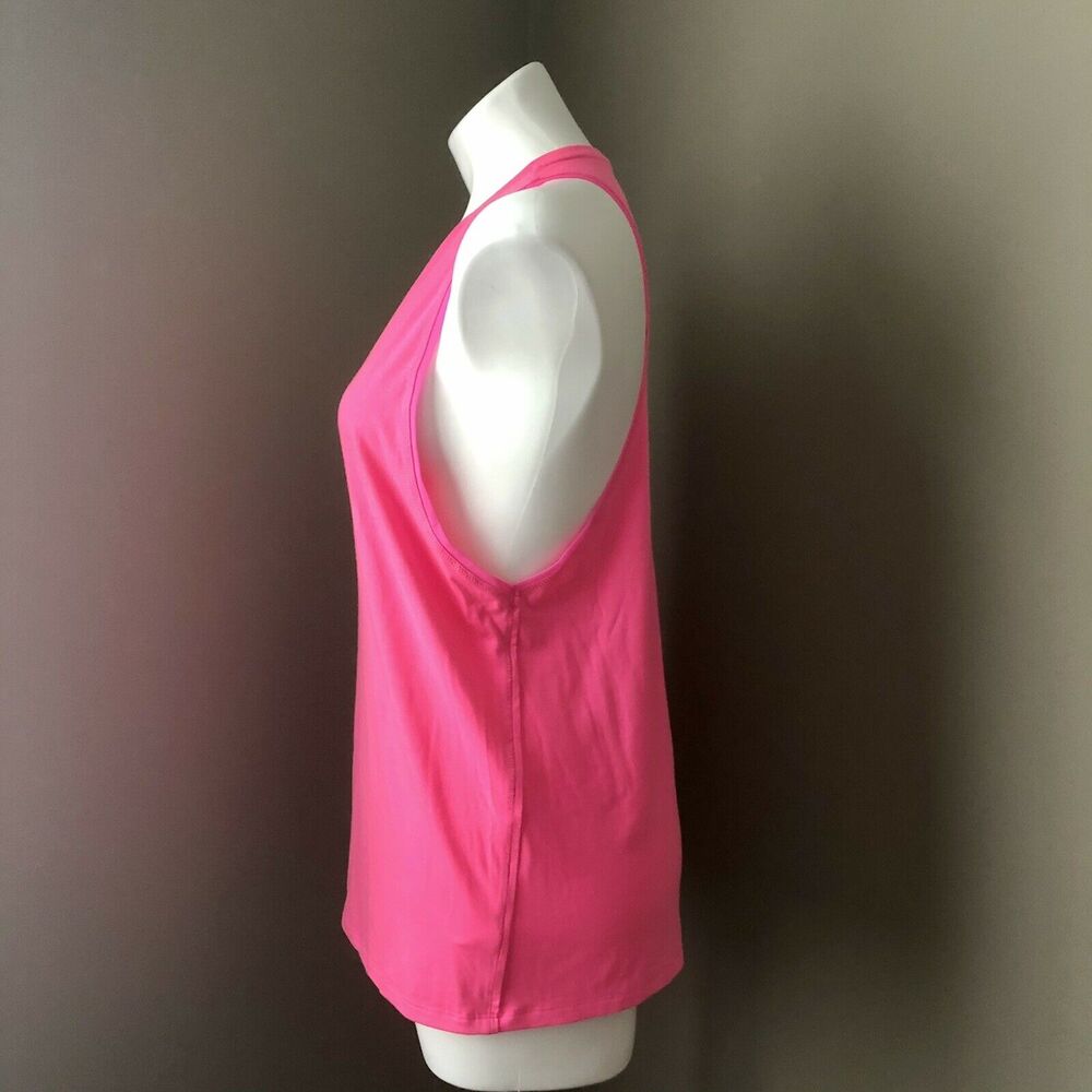 Athleta Sleeveless Top Small Oversized Lightweight Pink Tank - Picture 3 of 10